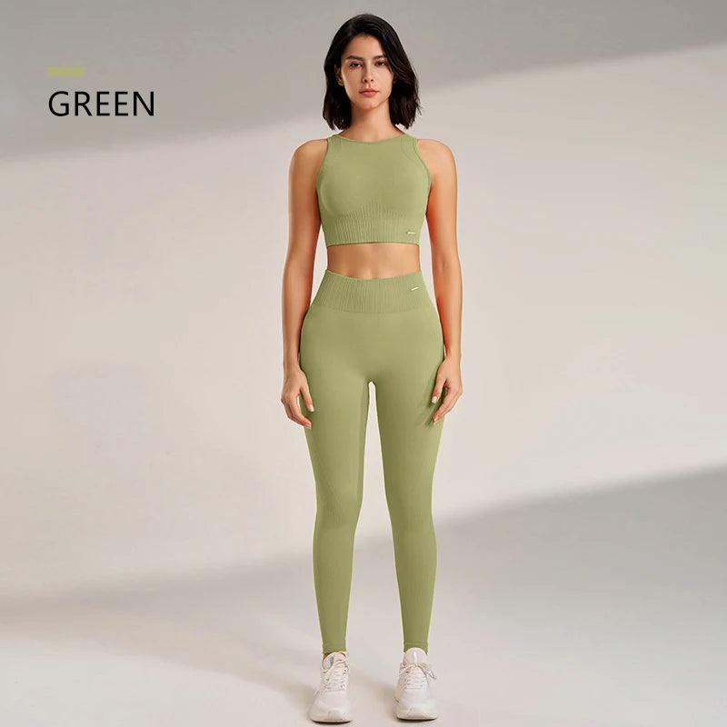 Seamless Yoga Set - FitStrengthX