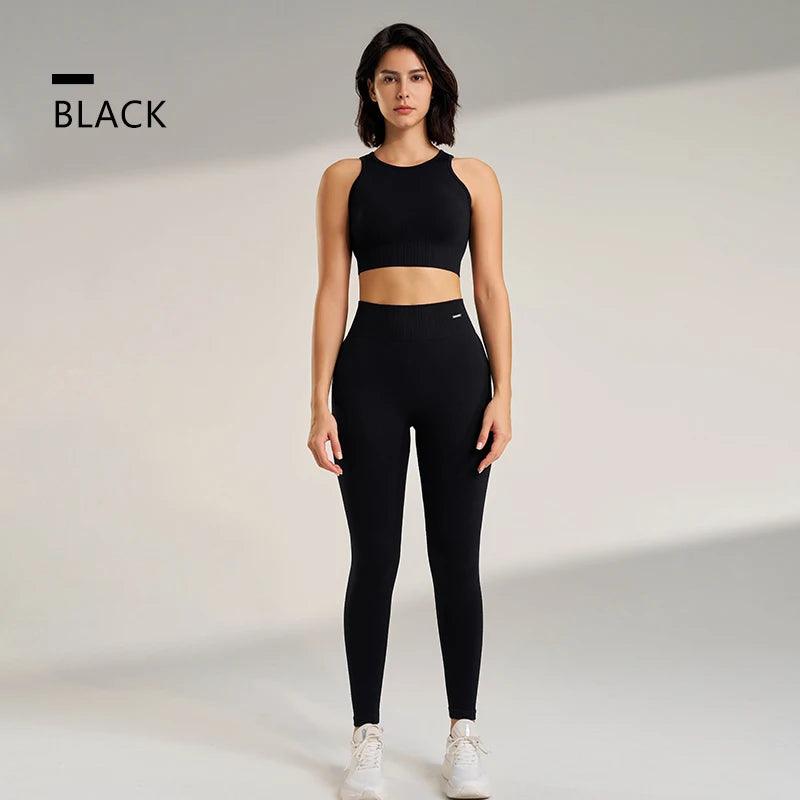 Seamless Yoga Set - FitStrengthX