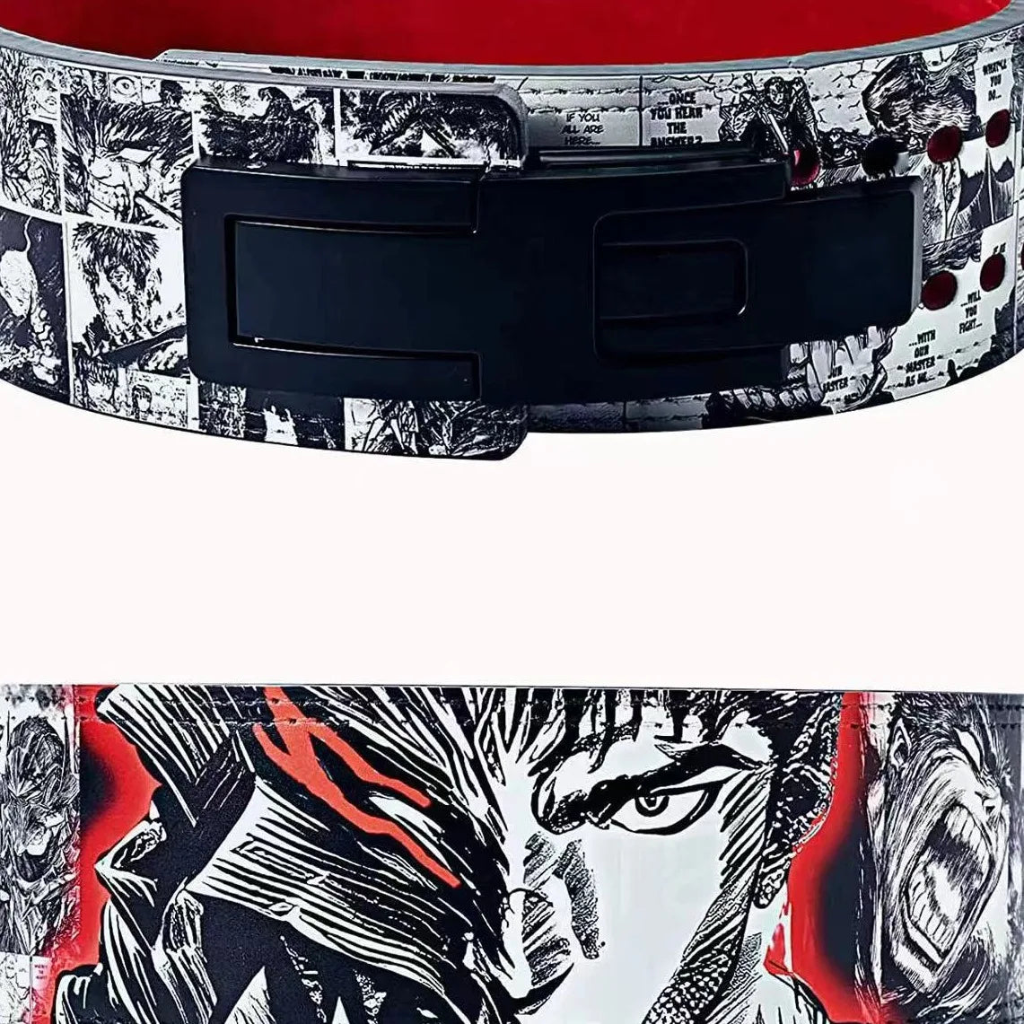 Anime Printed Weight Lifting Belt